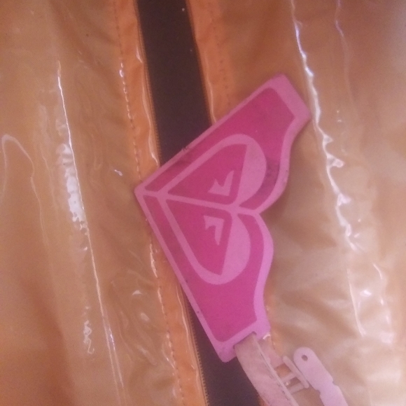 Roxy orange sherbert floral print rolling duffle w - Picture 8 of 8